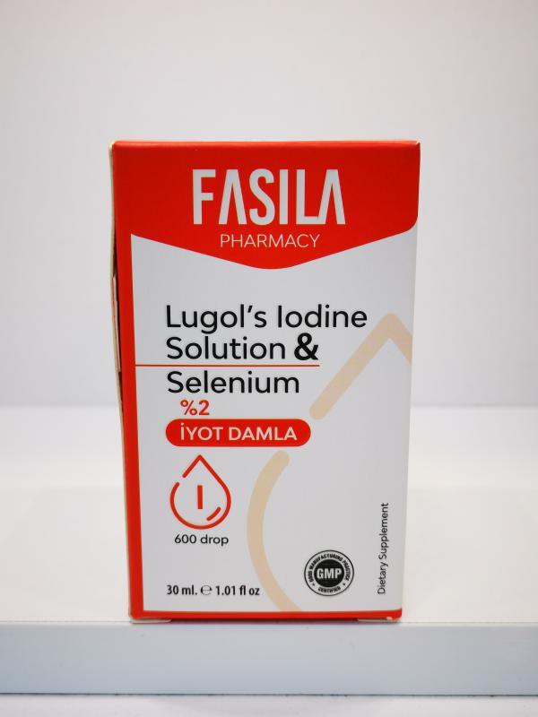 FASILA PHARMACY LUGOLS LODNE SOLTON & SELENUM %2 YOT DAMLA 600 DROP 30ML