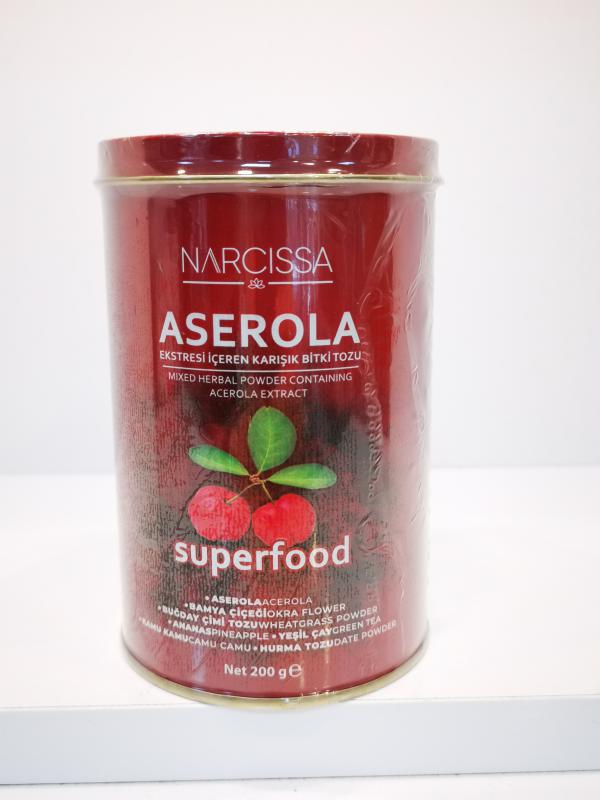 NARCSSA ASEROLA EKSTRES EREN KARIIK BTK TOZU SUPERFOOD 200GR